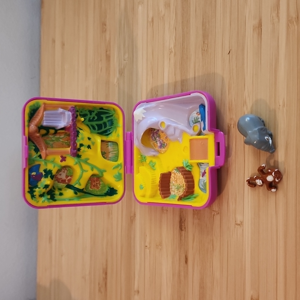 Polly Pocket Zoo World Jungle Vintage 1989 Bluebird Toys